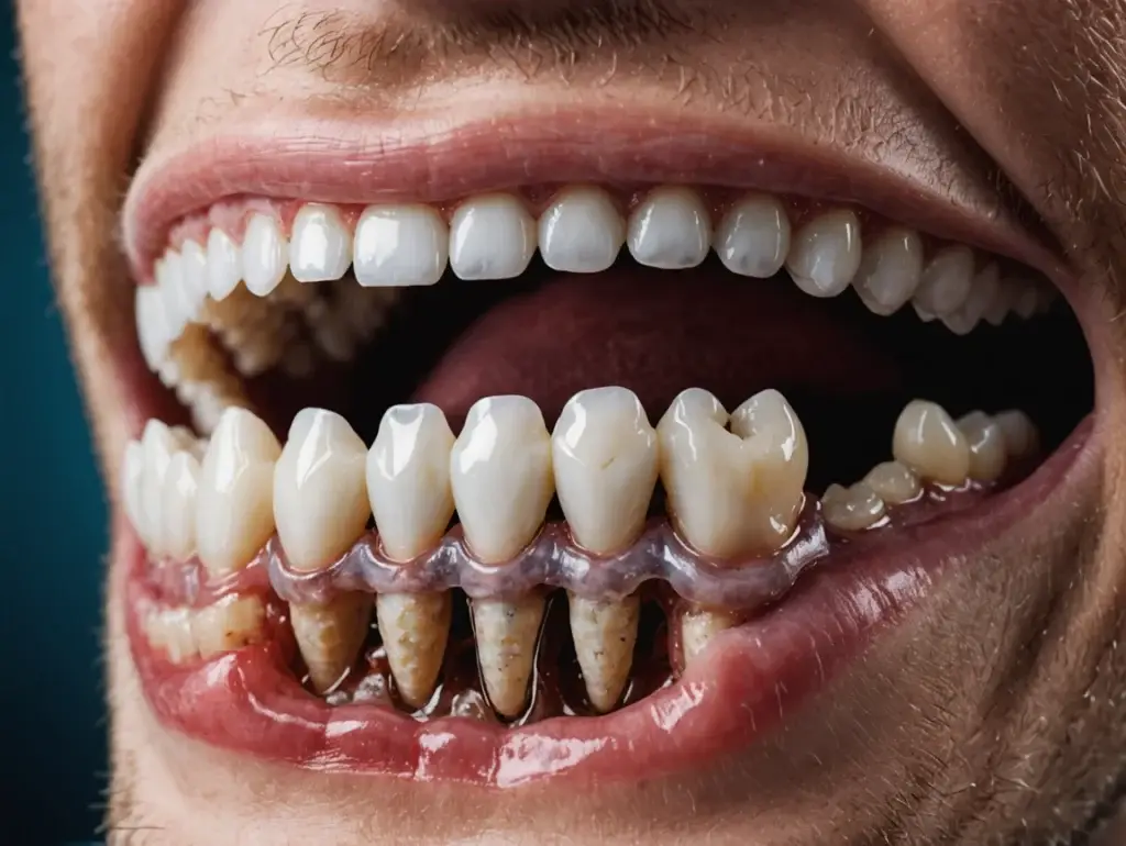 Plaque vs Tartar comparison illustration showing dental plaque and tartar buildup, prevention, and treatment in Noida 2025