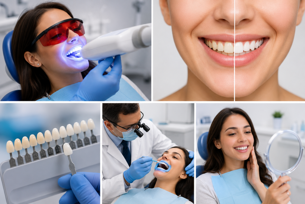 Professional teeth whitening treatment in Noida for a brighter and healthier smile at Family Dental Clinic Multispeciality Centre.